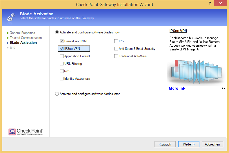 check point certificate VPN