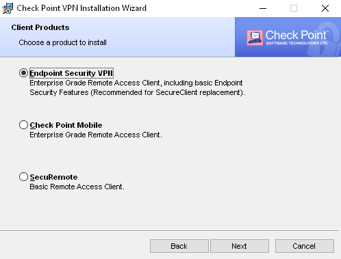 checkpoint endpoint client