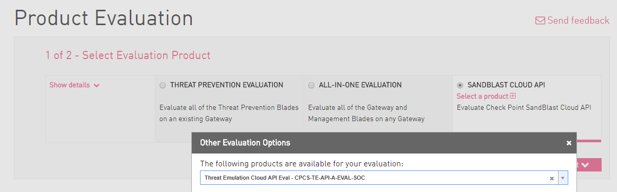 TE API EVAL KEY