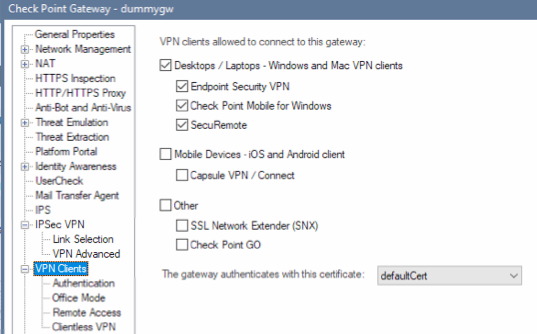 check point endpoint security vpn linux