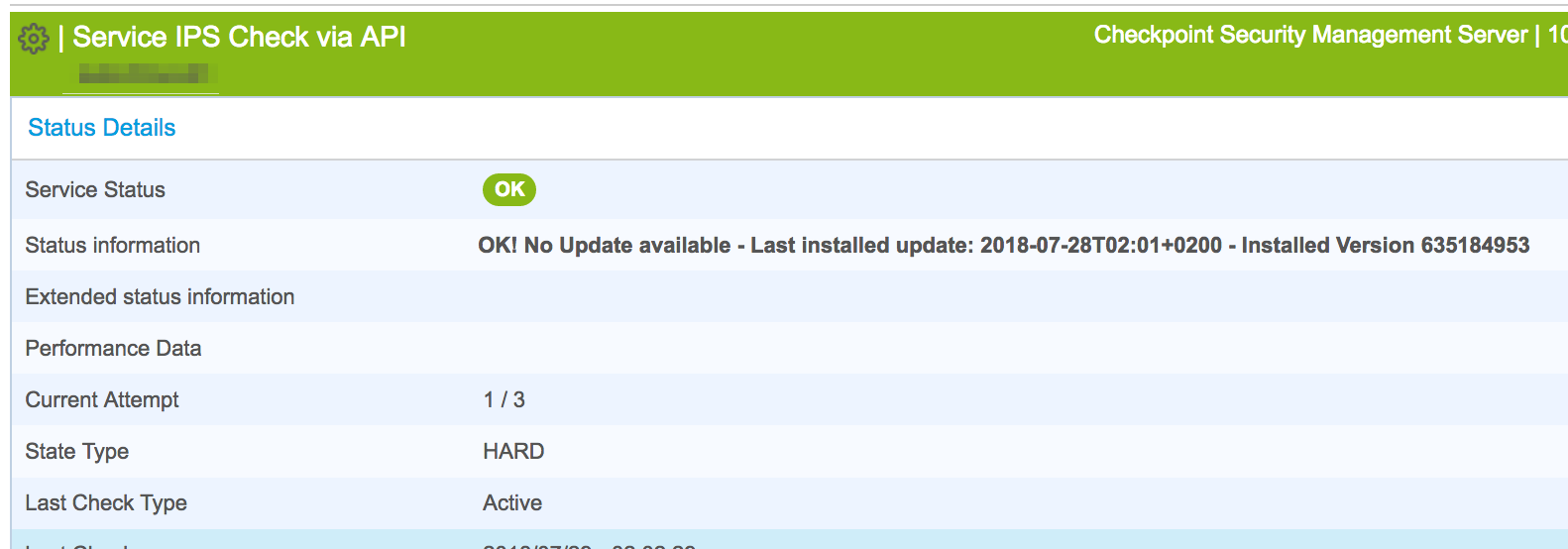 IPS Update Monitoring Check Point CheckMates