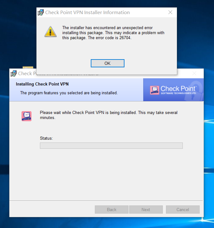 check point how to check vpn client version