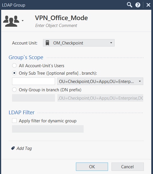 Query finds only groups in branch, not the users i... - Check Point ...