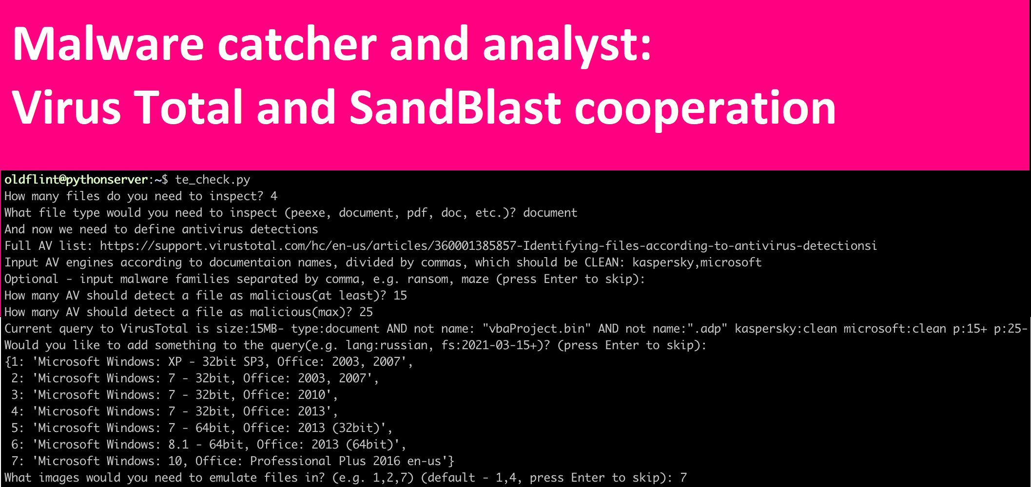 Malware catcher and analyst - Check Point CheckMates