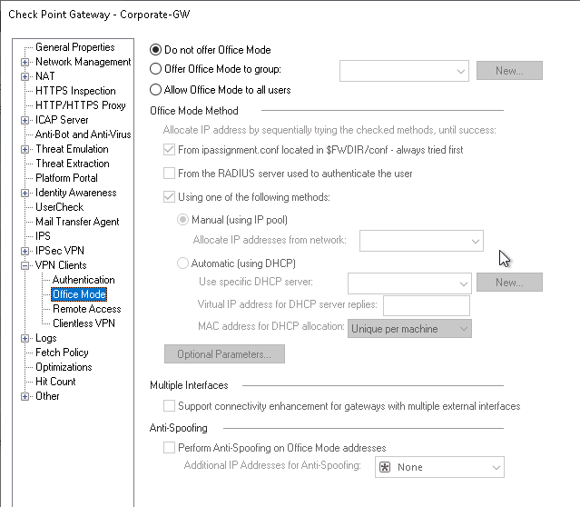 What IP Range/DNS is Configured for Remote Access? - Check Point CheckMates