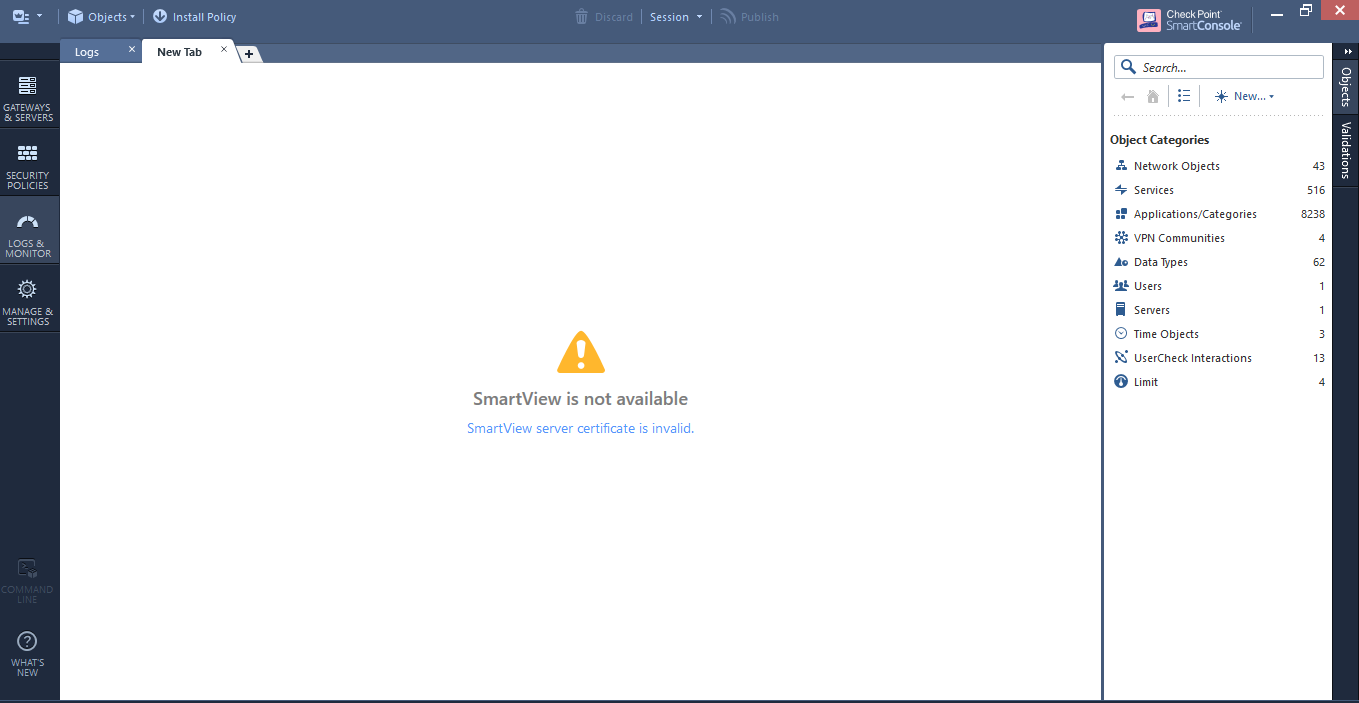 How to exclude the SmartEvent object from the SSL ... - Check Point ...