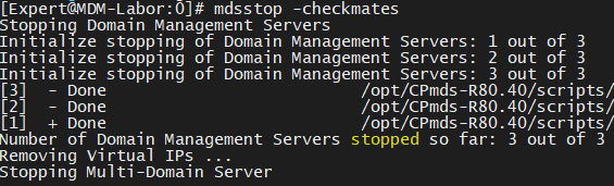mdsstop -checkmates