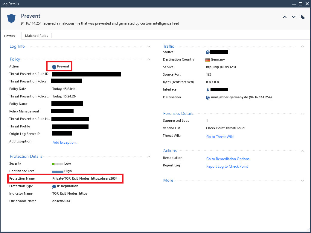 How to block traffic coming from known malicious I... Check Point