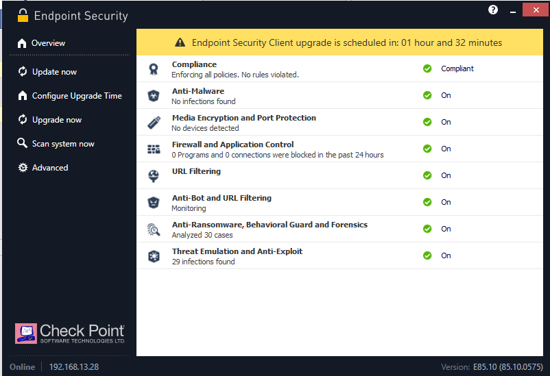 checkpoint client upgrade problem.png