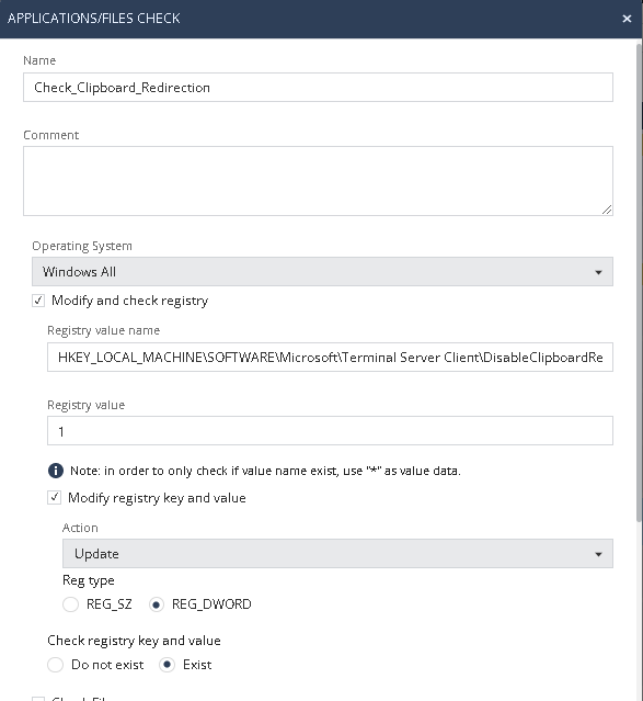 Solved Restrict RDP clipboard access with Harmony Endpoin... Check