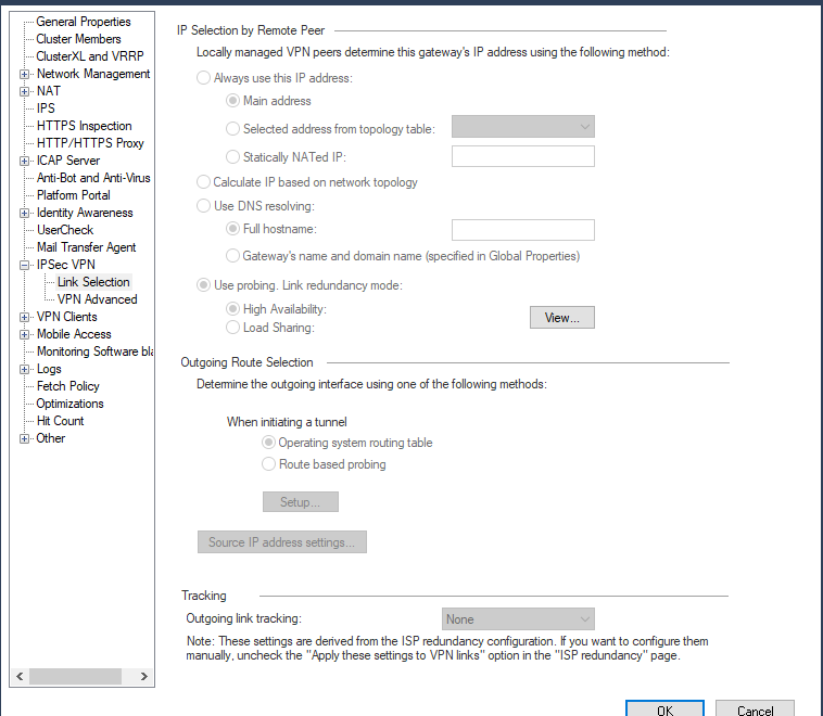 unable to configure ipsecvpn-link connection - Check Point CheckMates