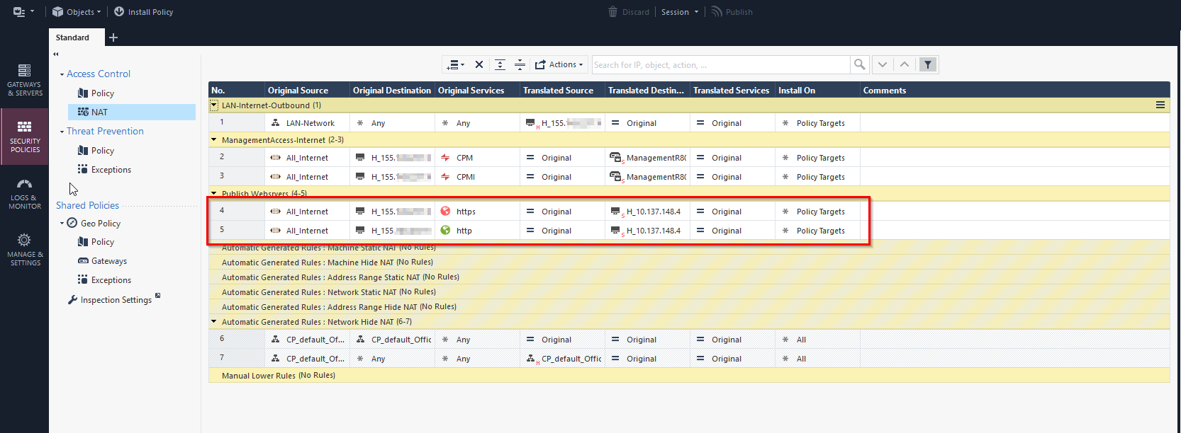 Firewall allowing traffic without Access Policy Check Point CheckMates