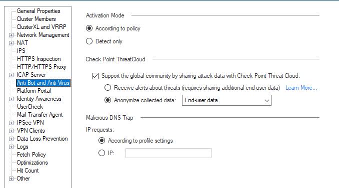 MTA Antivirus - Check Point CheckMates
