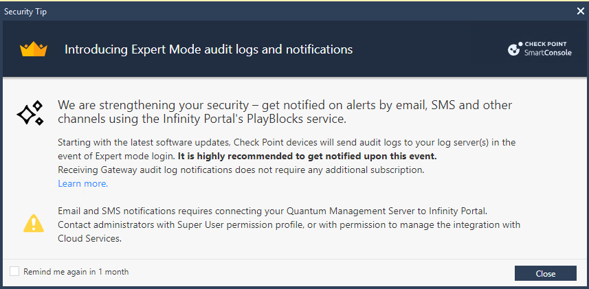 Verify after Installing Notification System