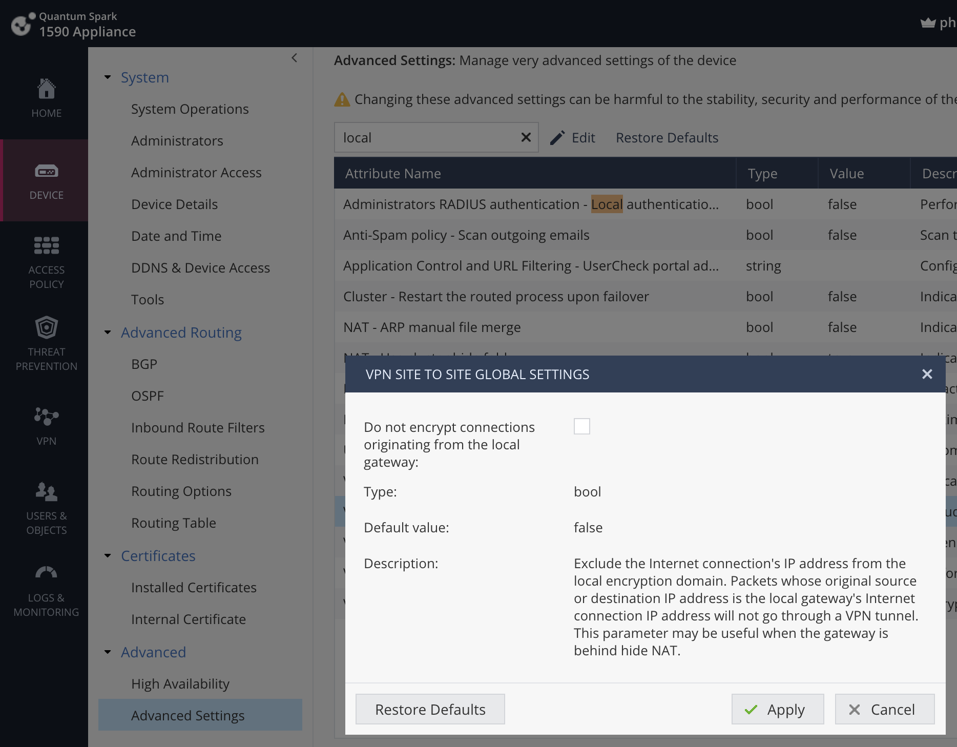 Loss of Administrator Access to Branch Firewall's ... - Check Point ...