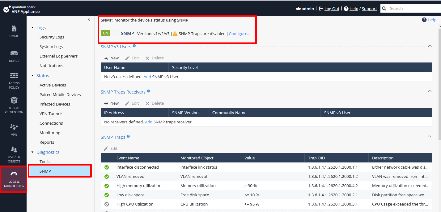 SNMPv3 configuration - Check Point CheckMates