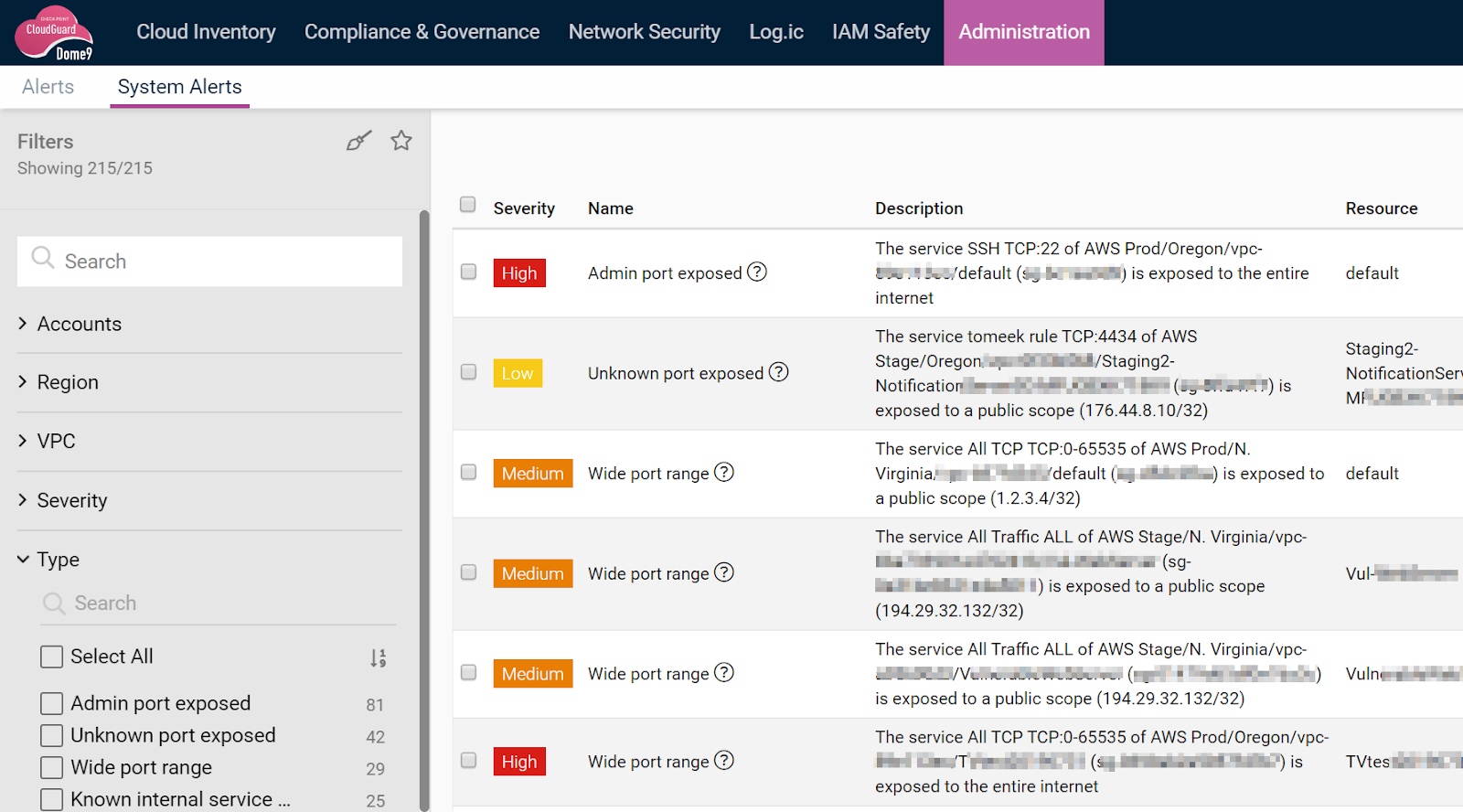 CloudGuard Dome9 Feature Removal: Legacy Network A... - Check Point ...