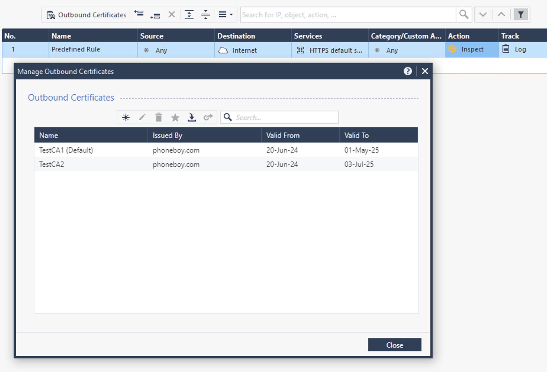 Import 2 Different Domain CA for outbound HTTPS in... - Check Point ...