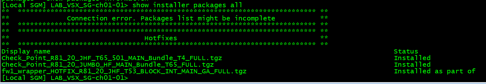 System Backup restore failed! - Check Point CheckMates