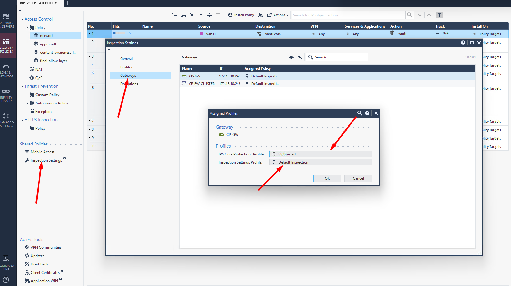 Optimizing Threat Prevention best practice on Insp... - Check Point ...