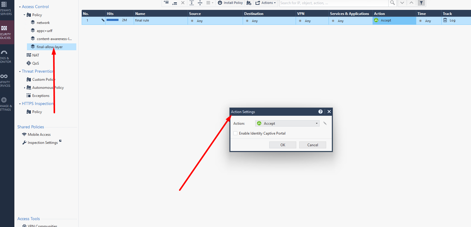 Solved: Certain options missing under action column in man... - Check ...