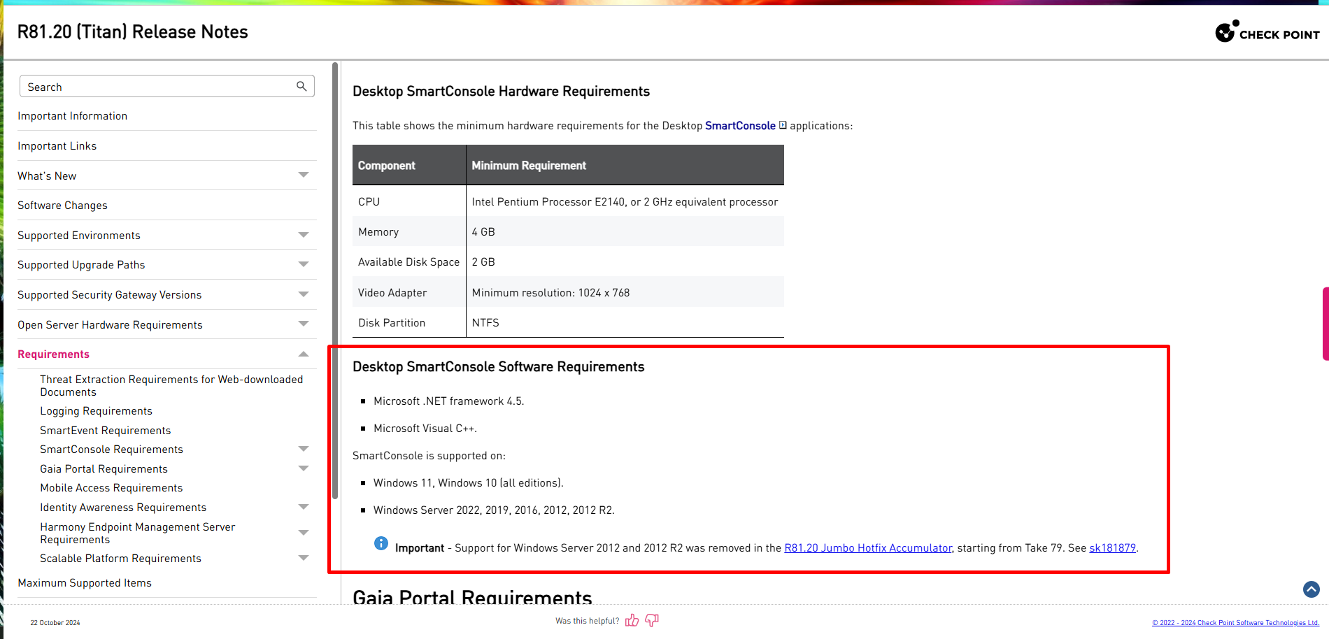 Can't login to Smart Console version R81.20 - Check Point CheckMates