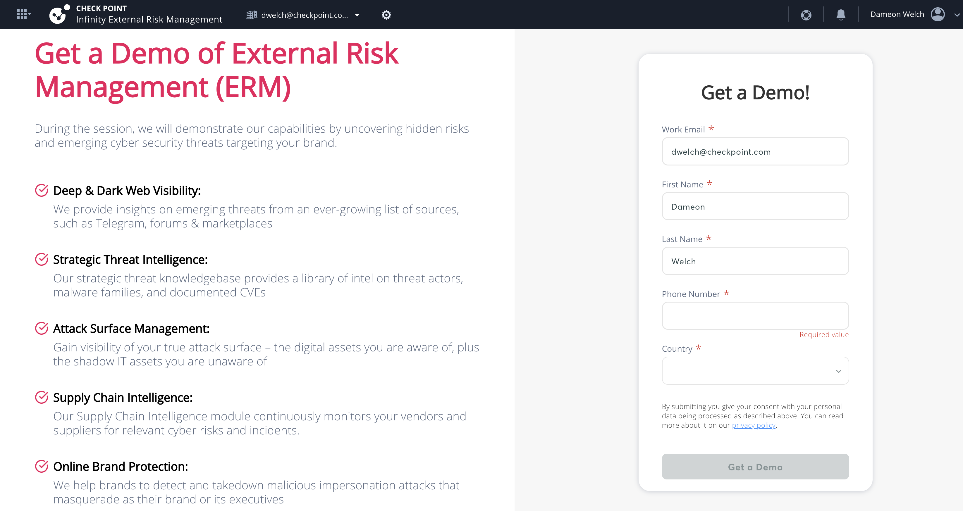 Solved: ERM in Infinity Portal and Trial Option - Check Point CheckMates