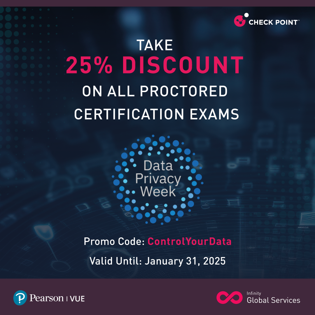 Data Privacy Week Certification Promo - Check Point CheckMates