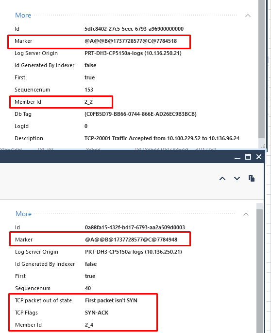 Firewall Logs analysis. - Check Point CheckMates