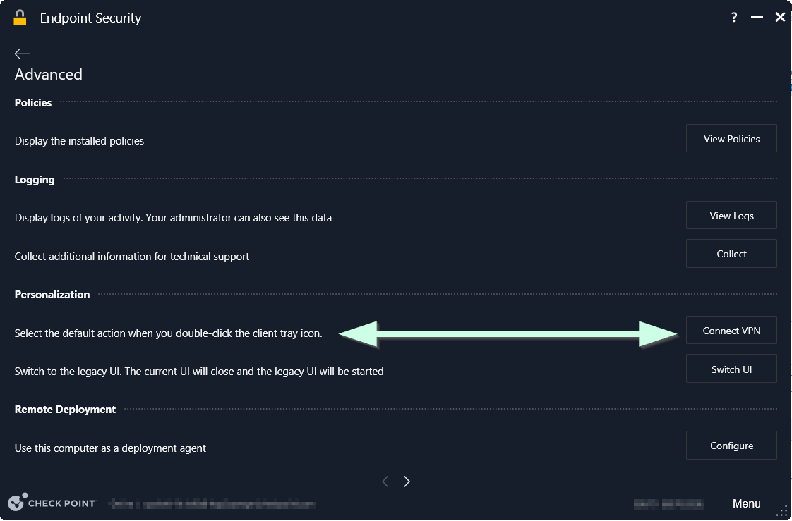 Secure Remote VPN connect page - Check Point CheckMates