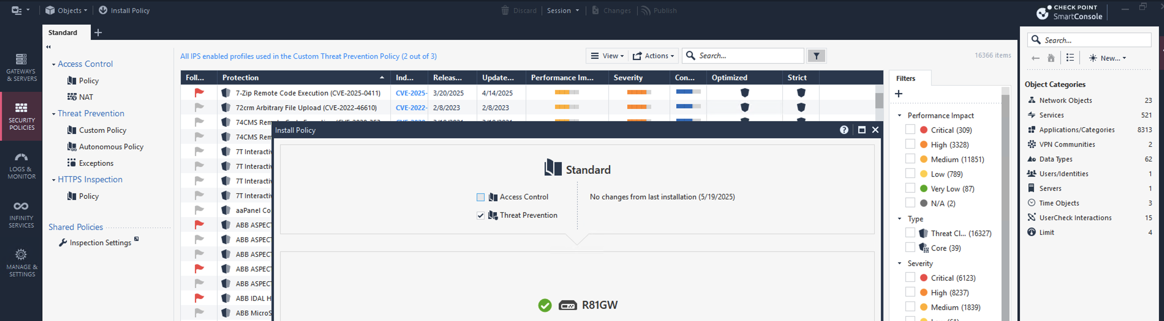 Solved: Installing Threat Prevention Policy Doesn't Resol... - Check ...
