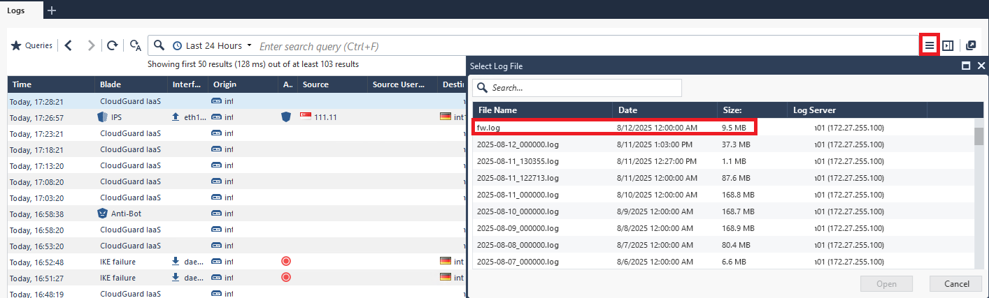 Solved: Log file isn't shown automatically after upgrade t... - Check ...
