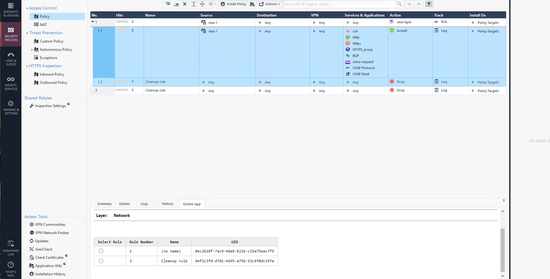 SmartConsole Extension - Easy deletion of unused r... - Check Point ...