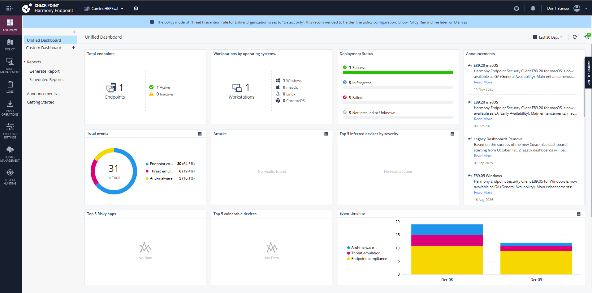 Updates to Web Management Portal for On-Prem? - Check Point CheckMates