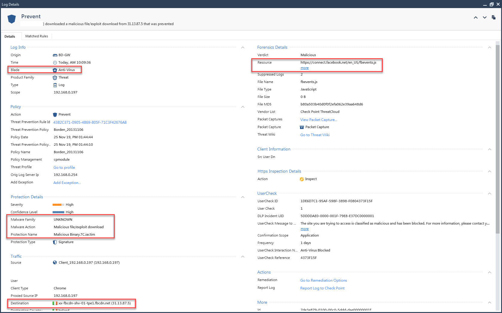 Anti-Virus 20191127 update issue? - Check Point CheckMates