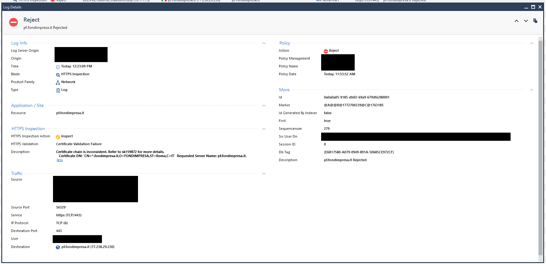 HTTPS Ispection - Certificate Validation Failure - Check Point CheckMates