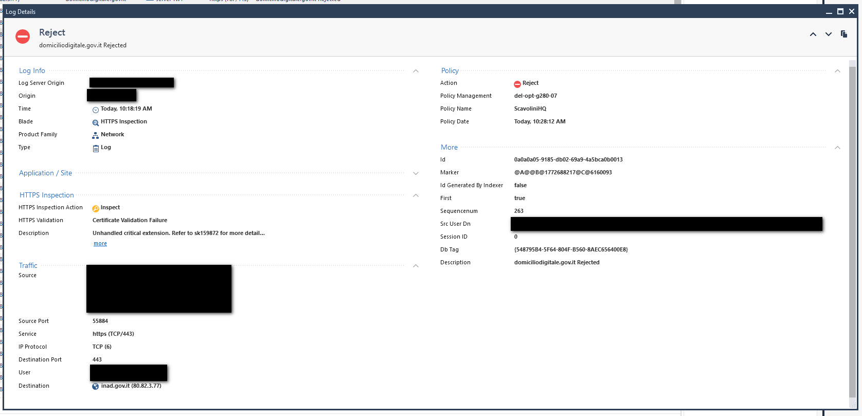 HTTPS Ispection - Certificate Validation Failure - Check Point CheckMates
