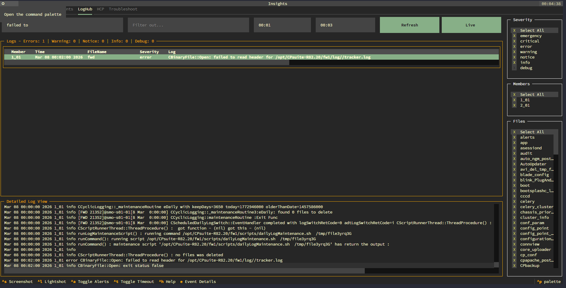 Introducing LogHub: Unified Log Aggregation for Qu... - Check Point ...