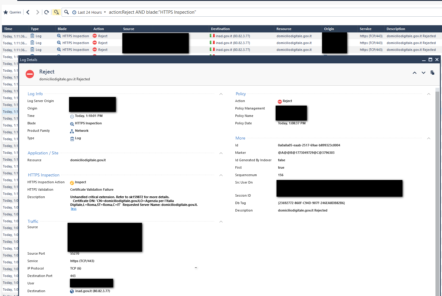 HTTPS Ispection - Certificate Validation Failure - Check Point CheckMates
