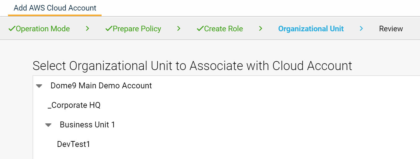 New CloudGuard Dome9 feature: Choose an Org Unit a... - Check Point ...