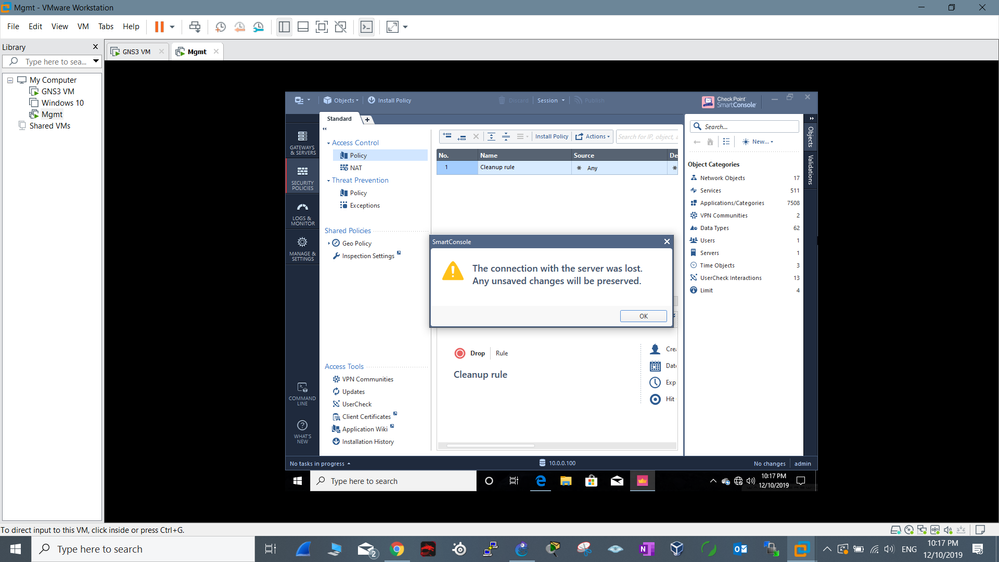 gns3 smartconsole issue.png gns3 smartconsole issue.png
