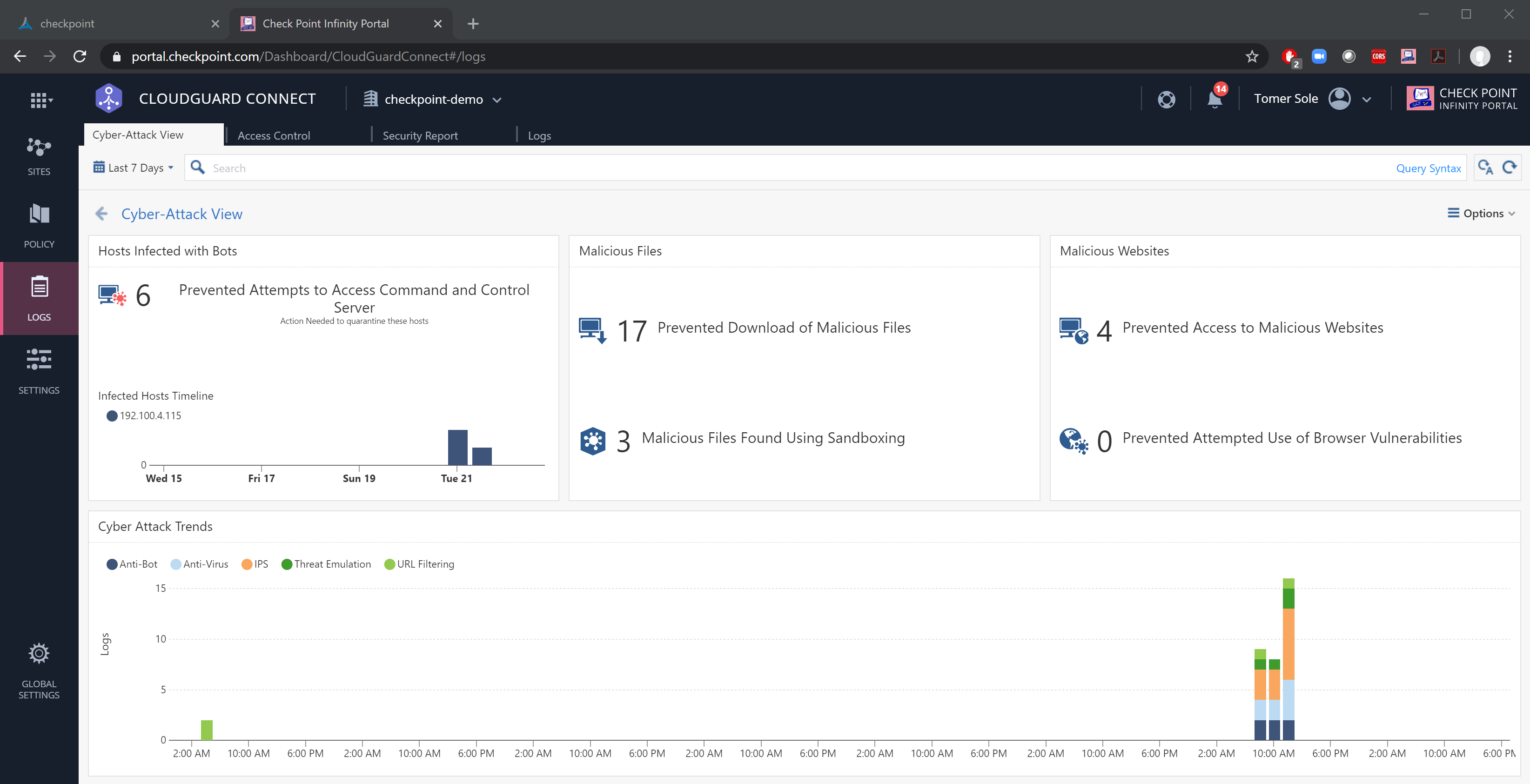 Enable CloudGuard Connect from your Silver Peak SD... - Check Point ...