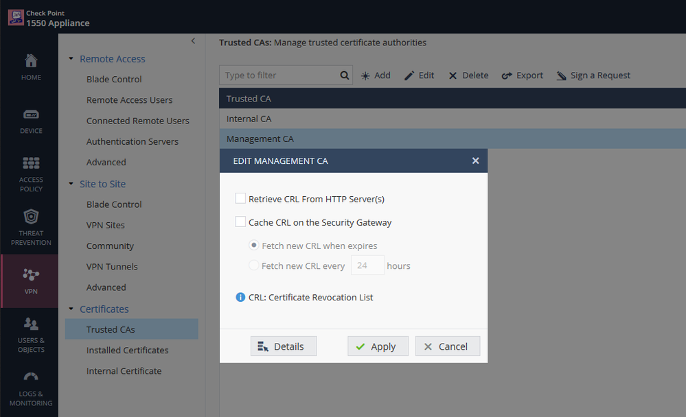 HowTo Set Up Certificate Based VPNs with Check Poi Check Point