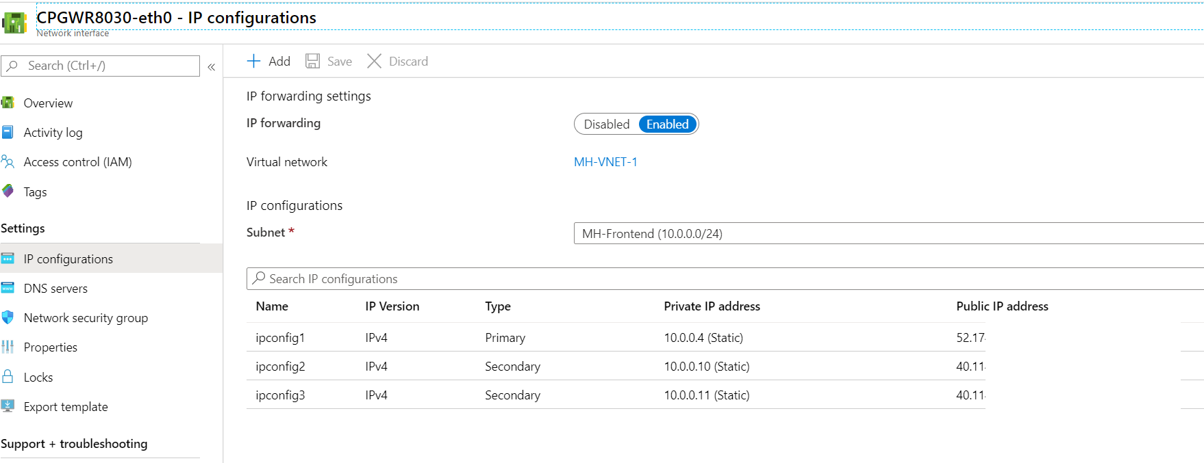 Solved: STATIC NAT in Azure Checkpoint - Check Point CheckMates