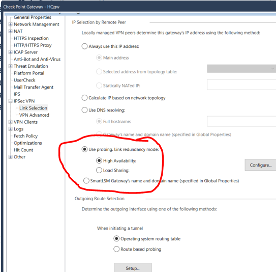 IPSec VPN Load Sharing Check Point CheckMates