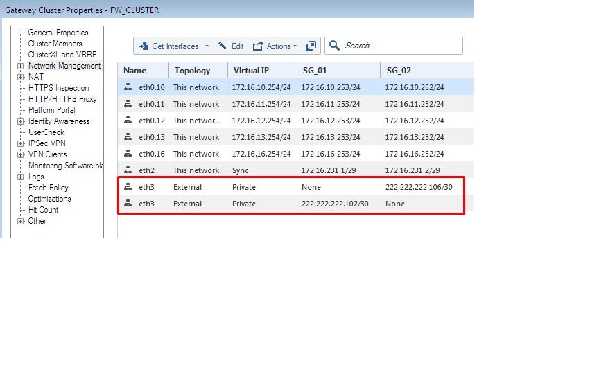 ISP REDUNDANCY CLUSTER Problem Interface. - Check Point CheckMates