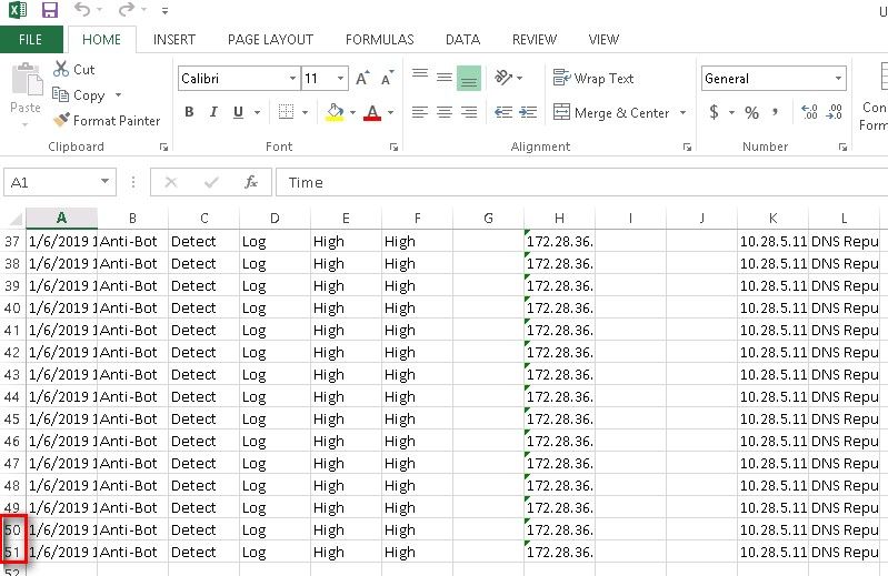 匯出Traffic Log成Excel格式 Export traffic log as Excel ... - Check Point ...