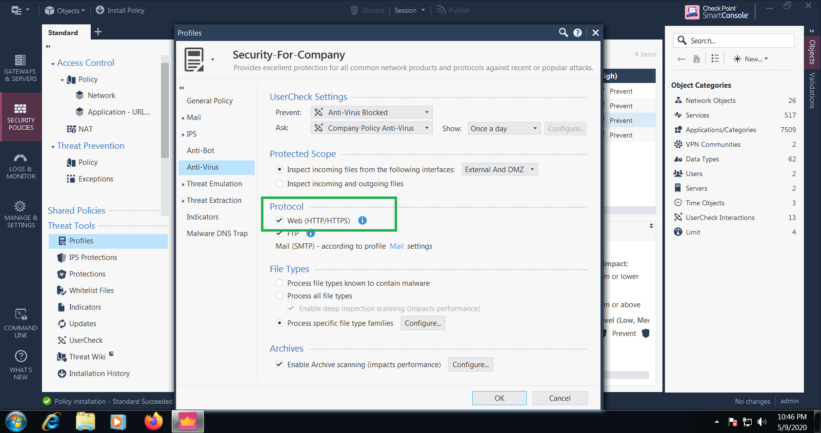Anti Virus on CheckPoint - Check Point CheckMates