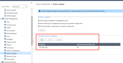 Showing the system's log in interface