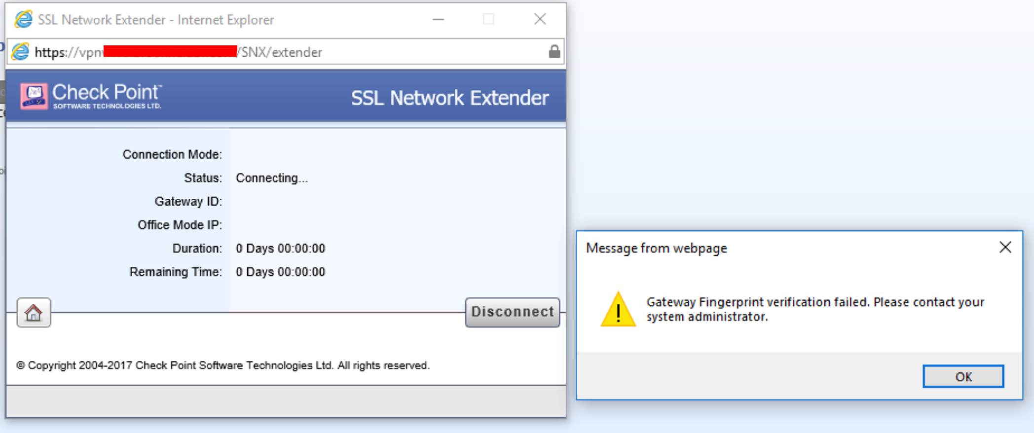 Gateway's fingerprint changes randomly during a SS... - Check Point